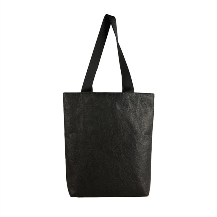 TYVEK SHOPPING BAG-BLACK BACK
